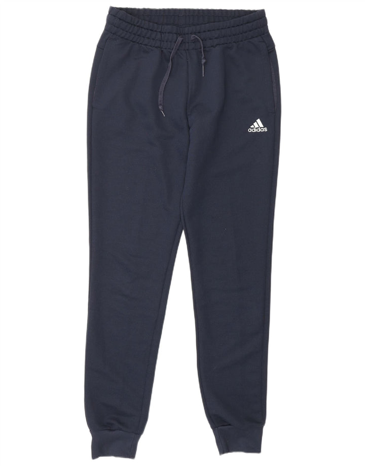 Adidas Pantalones de chándal para mujer Joggers UK 8/10 Small Azul marino Poliéster