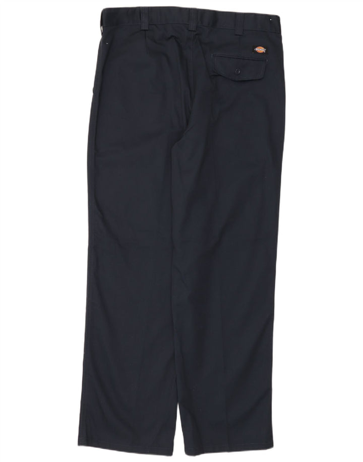 Dickies Pantalón chino recto para hombre W38 L31 Poliéster negro