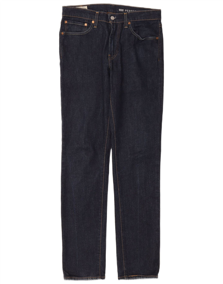 Levi's Hombre 511 Slim Jeans W32 L34 Algodón Azul Marino