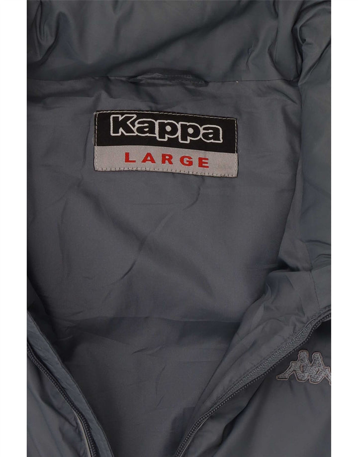 Kappa Chaqueta acolchada para hombre UK 40 Large Poliamida azul