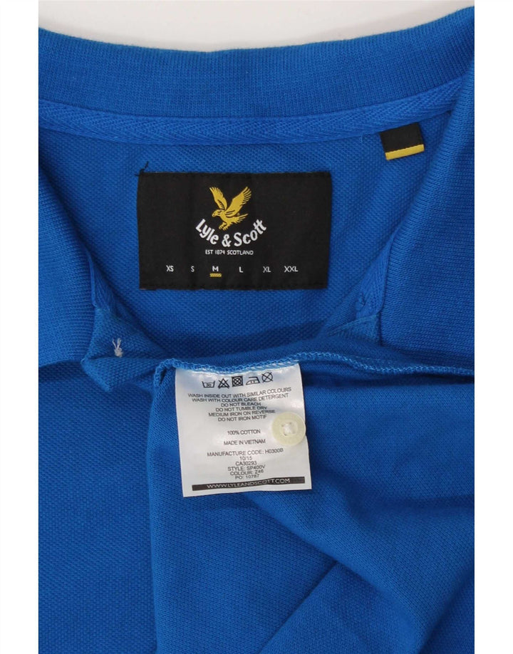 Lyle & Scott Polo Hombre Algodón Azul Medio