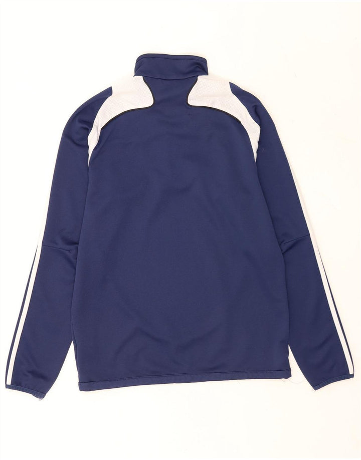 Adidas Hombre Gráfico Jersey Chándal Top UK 40/42 Medio Azul Marino