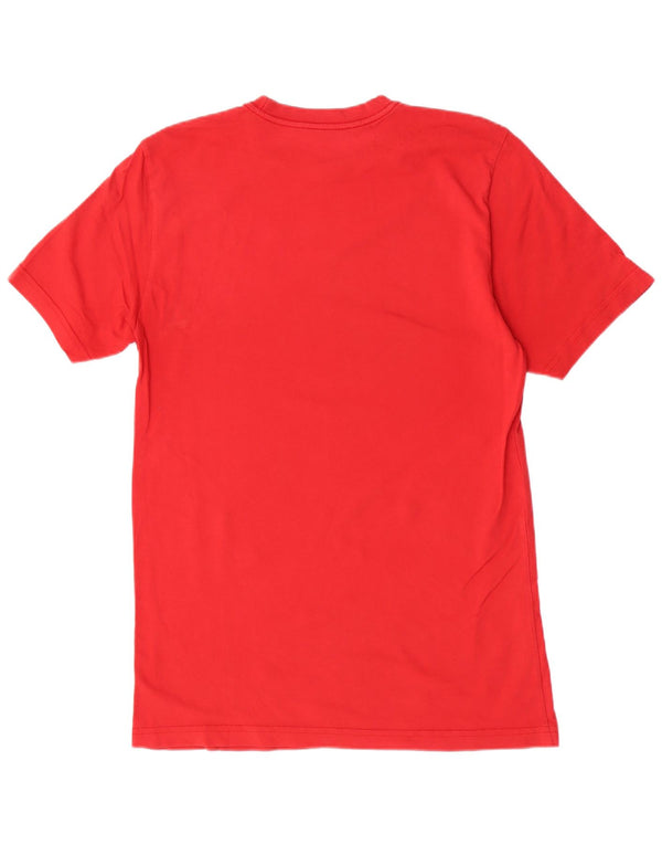 Nike Camiseta con gráfico de ajuste estándar para hombre, talla mediana, color rojo