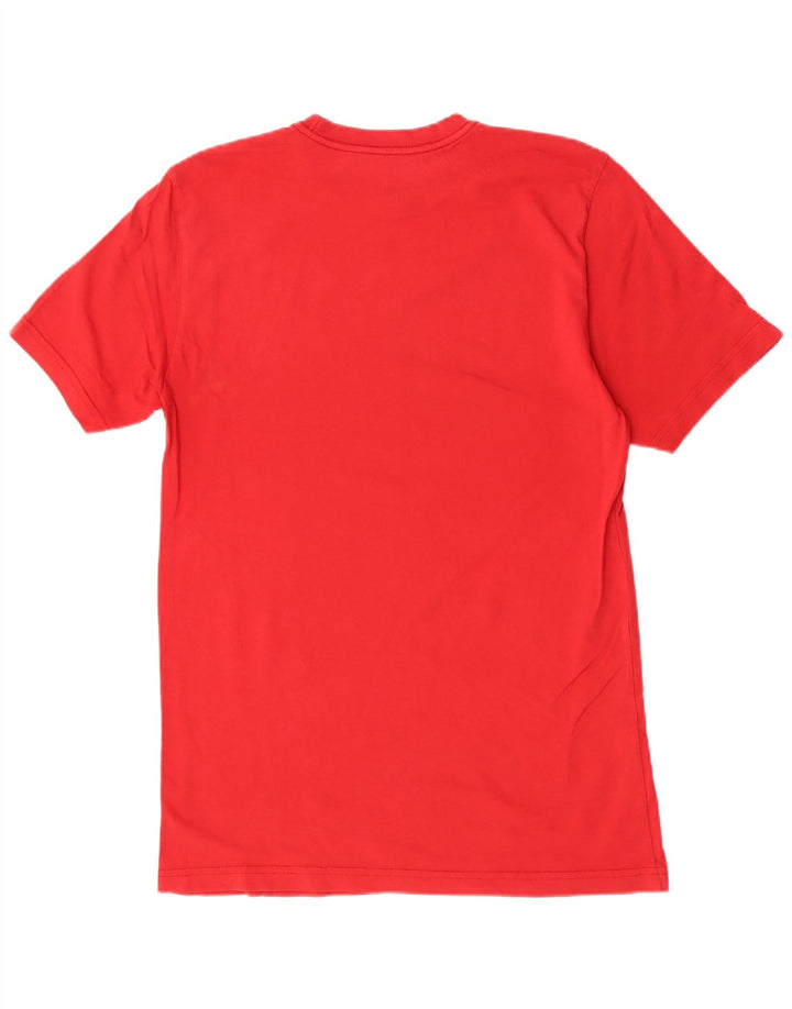 Nike Camiseta con gráfico de ajuste estándar para hombre, talla mediana, color rojo