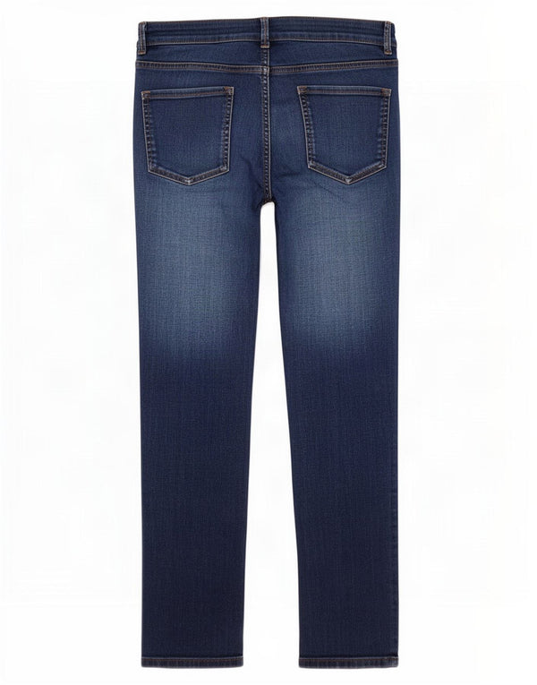 Marks & Spencer Jeans The Lily Slim para Mujer UK 14 Large W30 L26 Algodón Azul