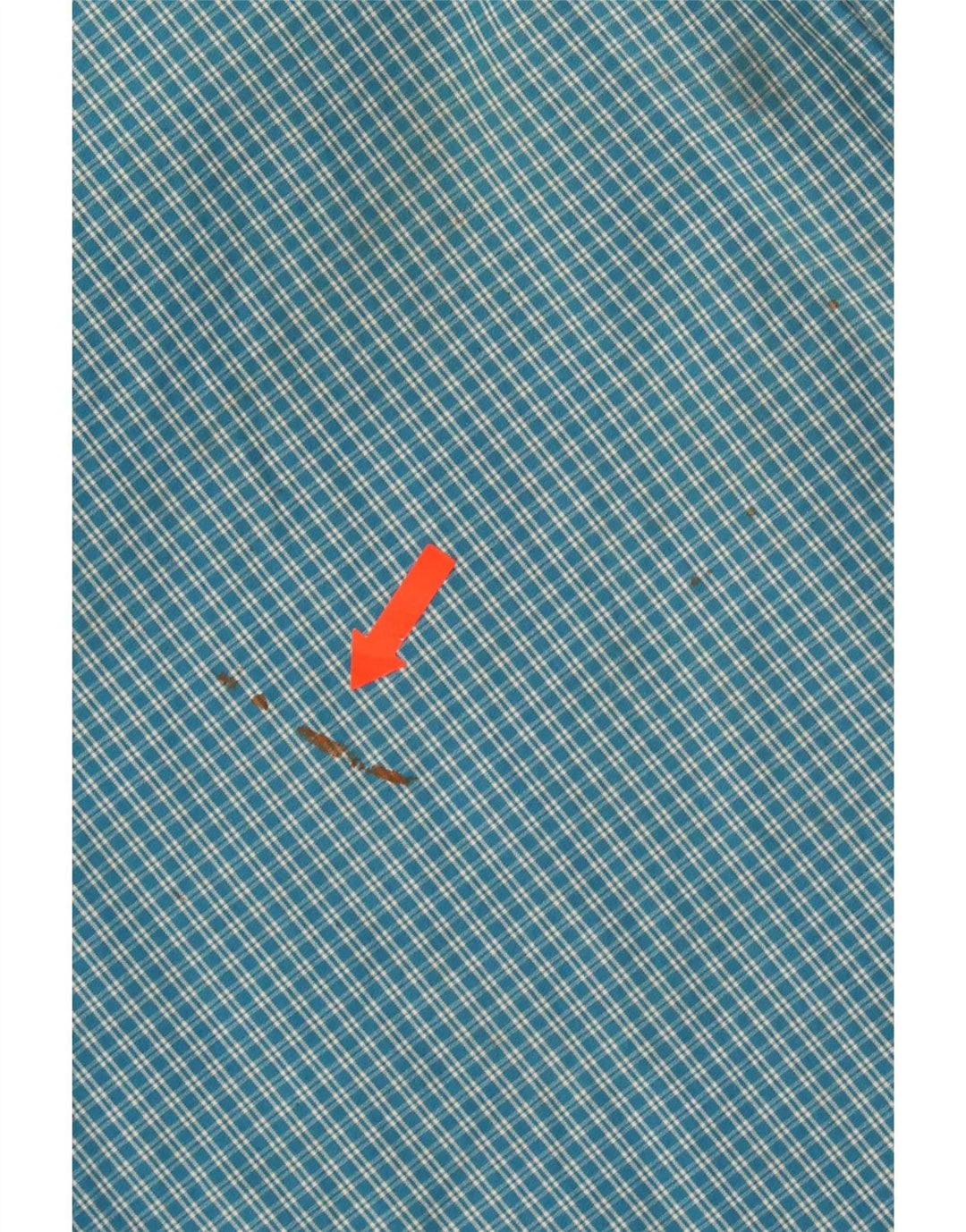 Camisa de manga corta para hombre Ariat Large Blue Gingham