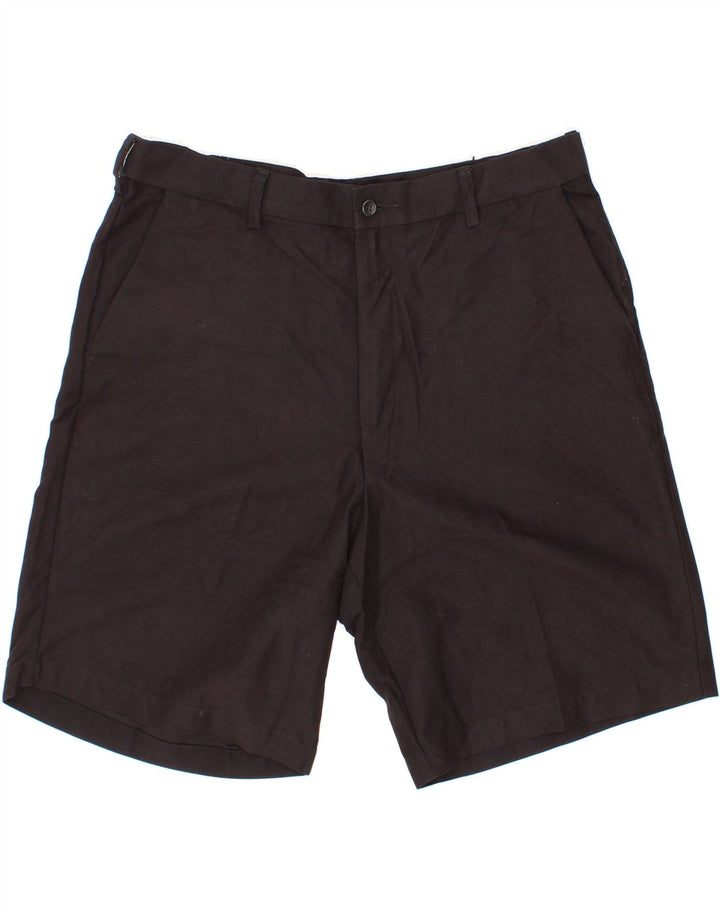 DOCKERS Mens Relaxed Fit Chino Shorts W36 Large Black Polyester Vintage Dockers and Second-Hand Dockers from Messina Hembry 