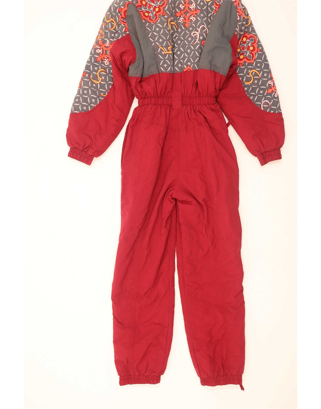 Mono de esquí para mujer X-Cape UK 10 Small Red Geométrico Nylon