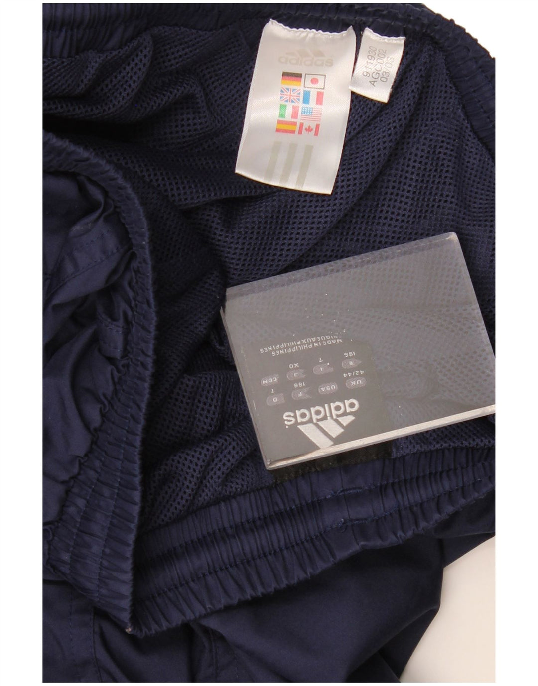 ADIDAS Pantalones de chándal para hombre Joggers UK 42/44 Large Azul marino