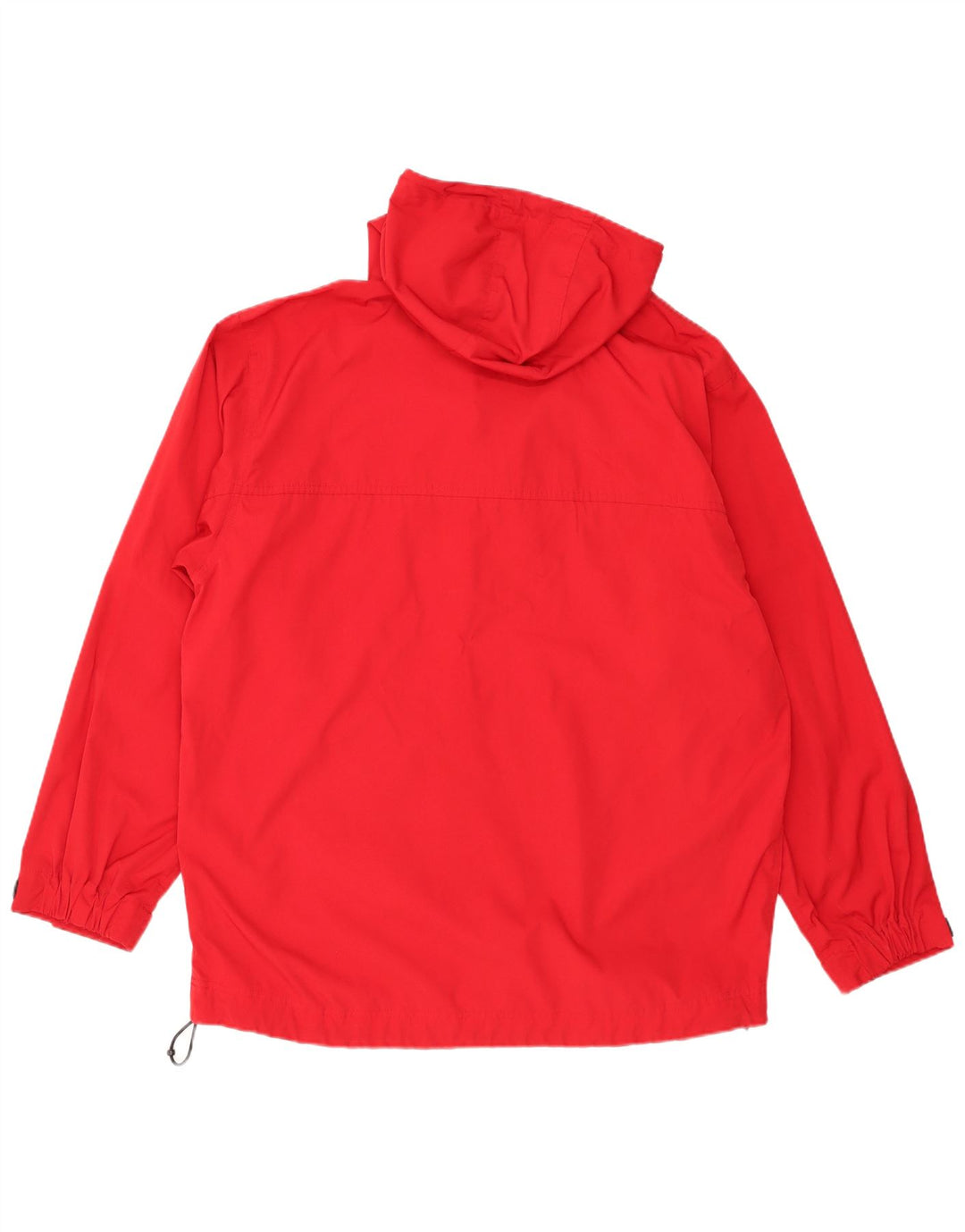 Timberland Chaqueta Anorak con capucha y gráfico para hombre Reino Unido 38 Poliéster rojo mediano