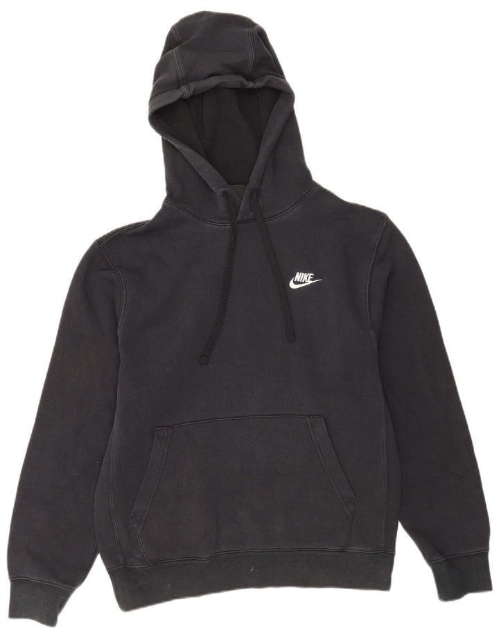 Nike - Sudadera con capucha para hombre, talla pequeña, algodón negro