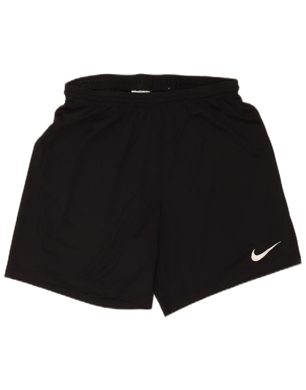 Nike Pantalones cortos deportivos Dri Fit para niños 13-14 años XL Negro Poliéster
