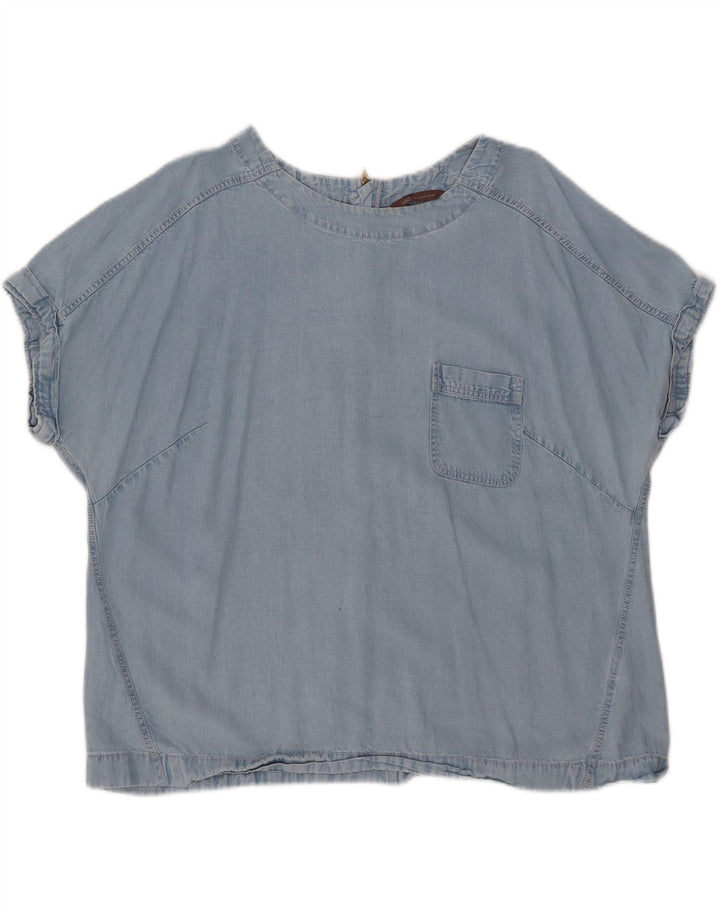 MARKS & SPENCER Blusa vaquera para mujer UK 20 2XL Lyocell azul