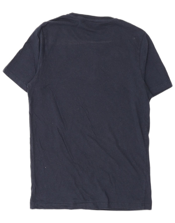 Jack & Jones Hombre Camiseta Gráfica Top Medium Azul Marino Algodón