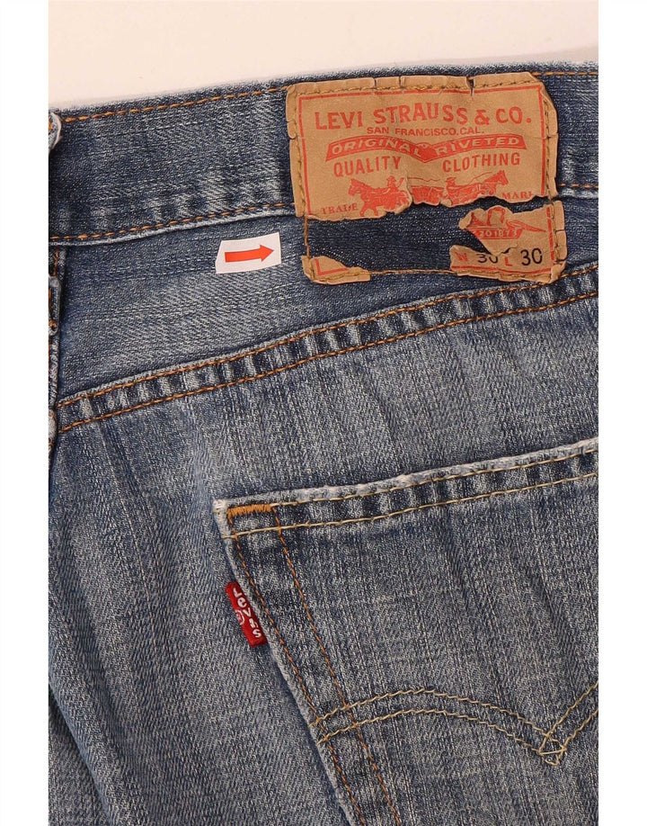 Levi's Hombre 505 Vaqueros Rectos W30 L30 Algodón Azul