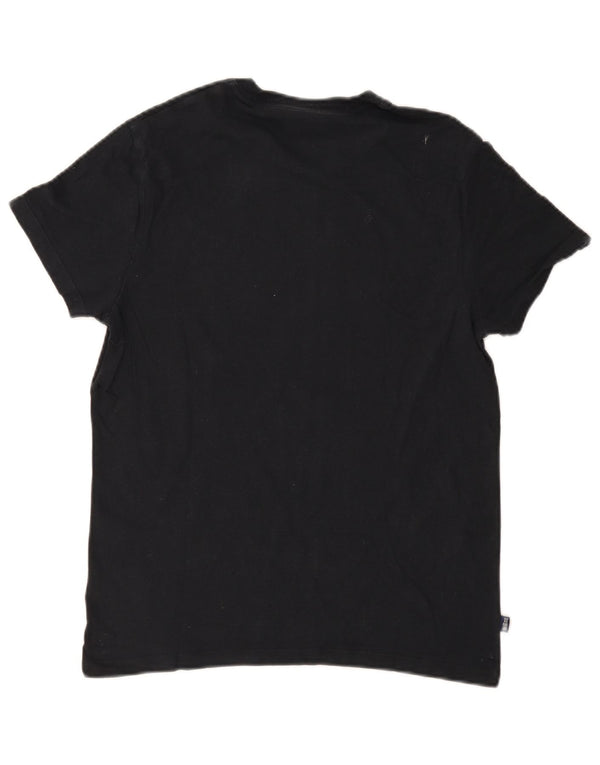 Superdry Camiseta para hombre Top Medium Black Cotton