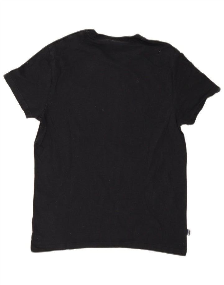 Superdry Camiseta para hombre Top Medium Black Cotton
