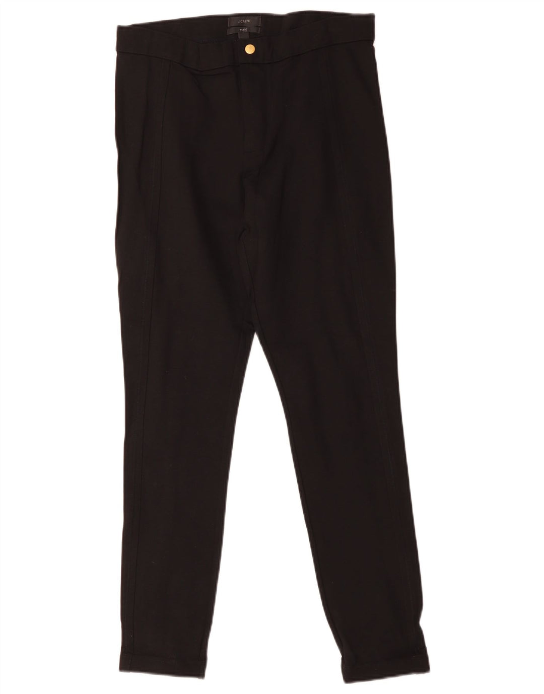 J. Crew Pixie Slim - Pantalones casuales para mujer, talla 10, talla grande, W30 L30, viscosa negra