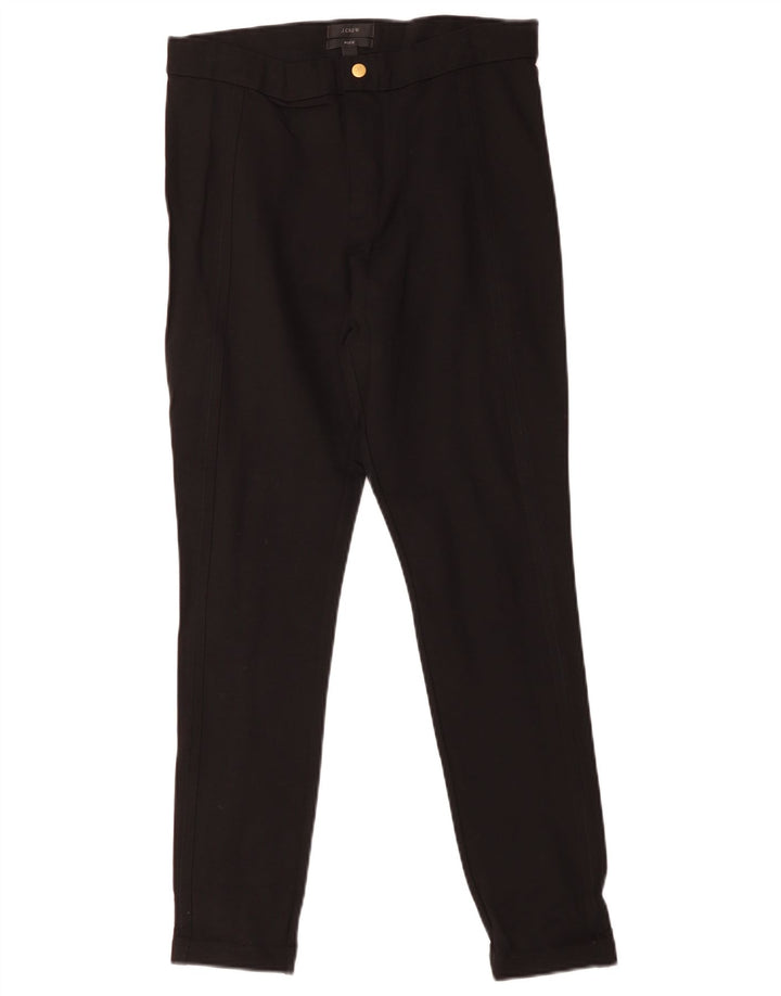 J. Crew Pixie Slim - Pantalones casuales para mujer, talla 10, talla grande, W30 L30, viscosa negra