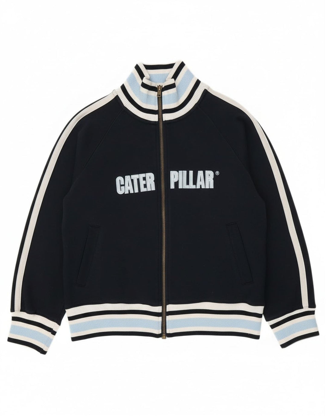 Caterpillar Chaqueta de chándal con gráfico para niños 13-14 años Azul Marino