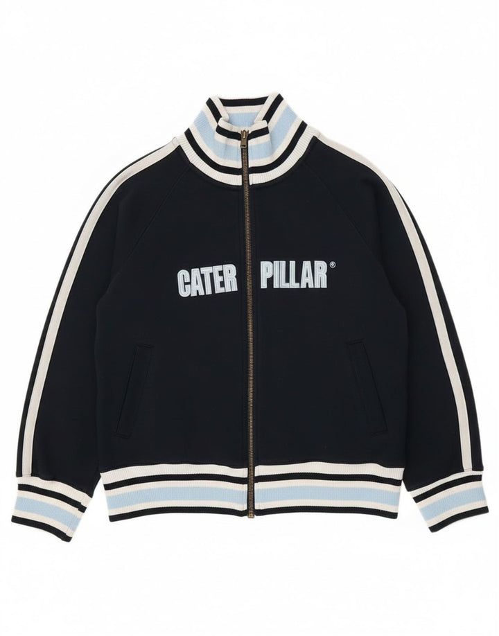 Caterpillar Chaqueta de chándal con gráfico para niños 13-14 años Azul Marino