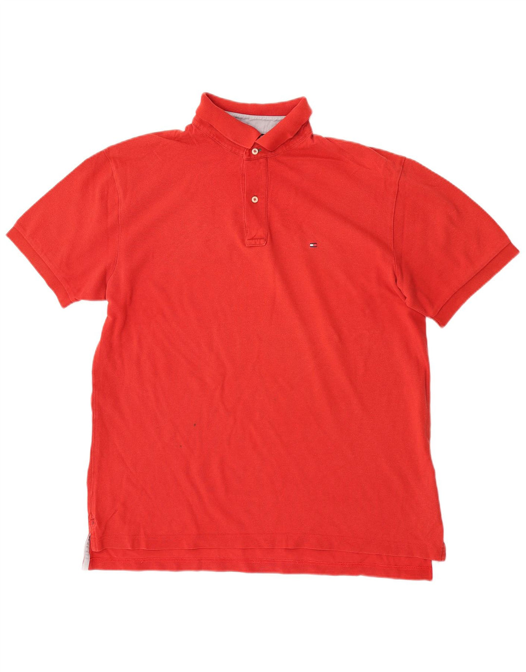 Polo Tommy Hilfiger para hombre de algodón rojo grande