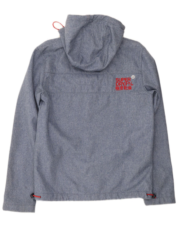 Superdry Chaqueta Cortavientos Windtrekker Graphic para Hombre UK 38 Azul Medio