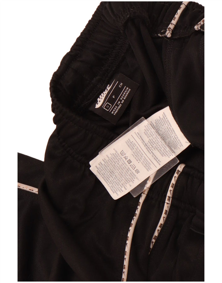 NIKE Mujer Chándal Pantalones Joggers UK 8 Small Negro Poliéster