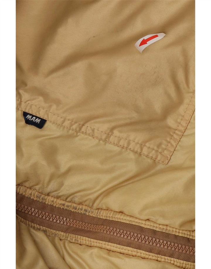Vintage hombres reversible chaqueta bomber Reino Unido 36 pequeño beige