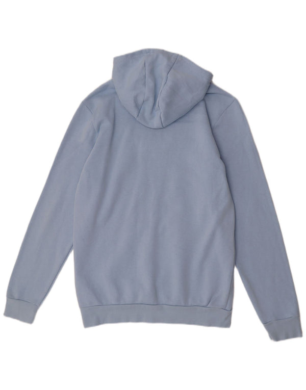 Adidas - Sudadera con capucha para niña, 15-16 años, algodón azul
