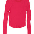 Zara Mujer Top Manga Larga UK 40 Small Rosa