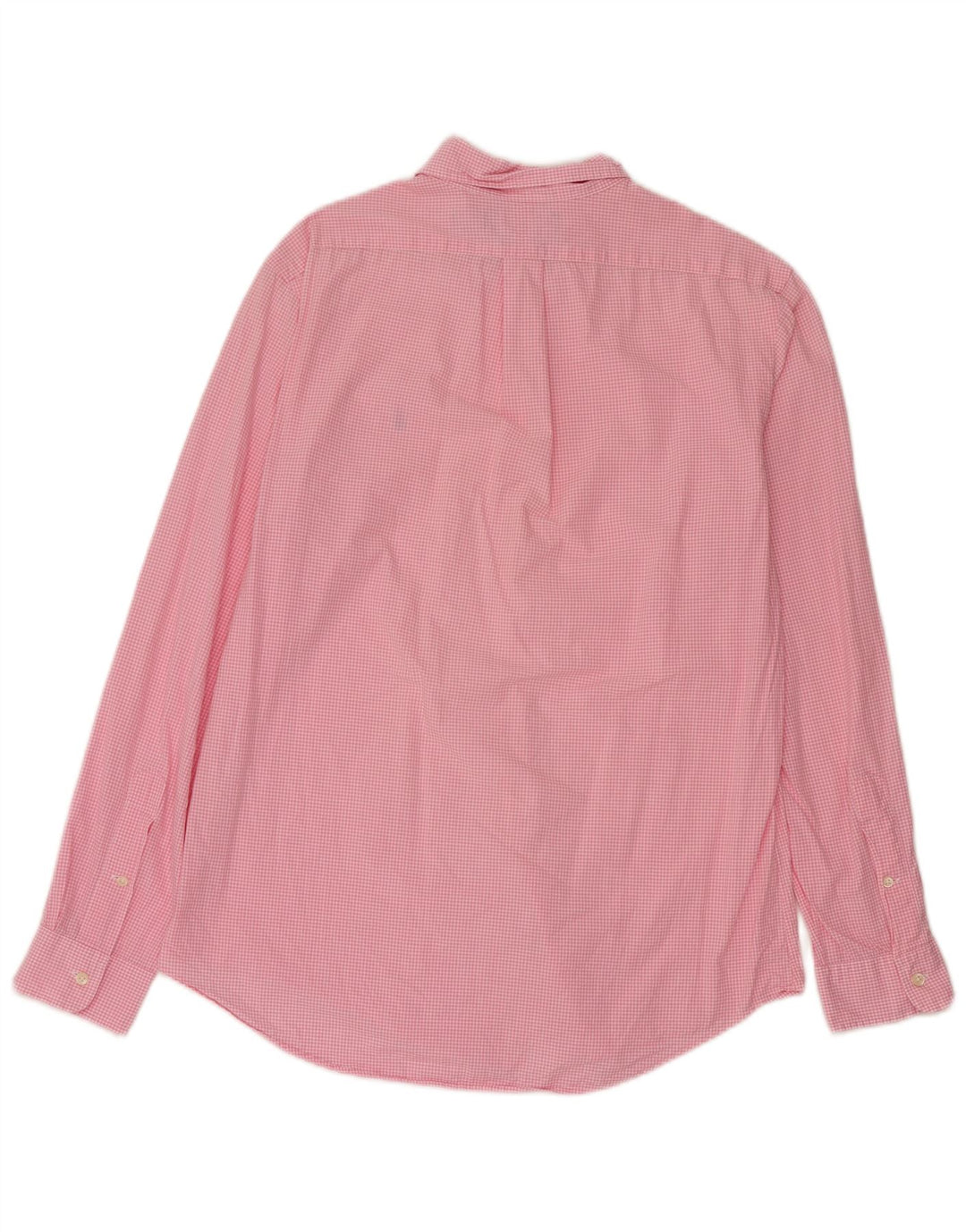 Ralph Lauren Camisa personalizada para hombre de algodón a cuadros rosa medio