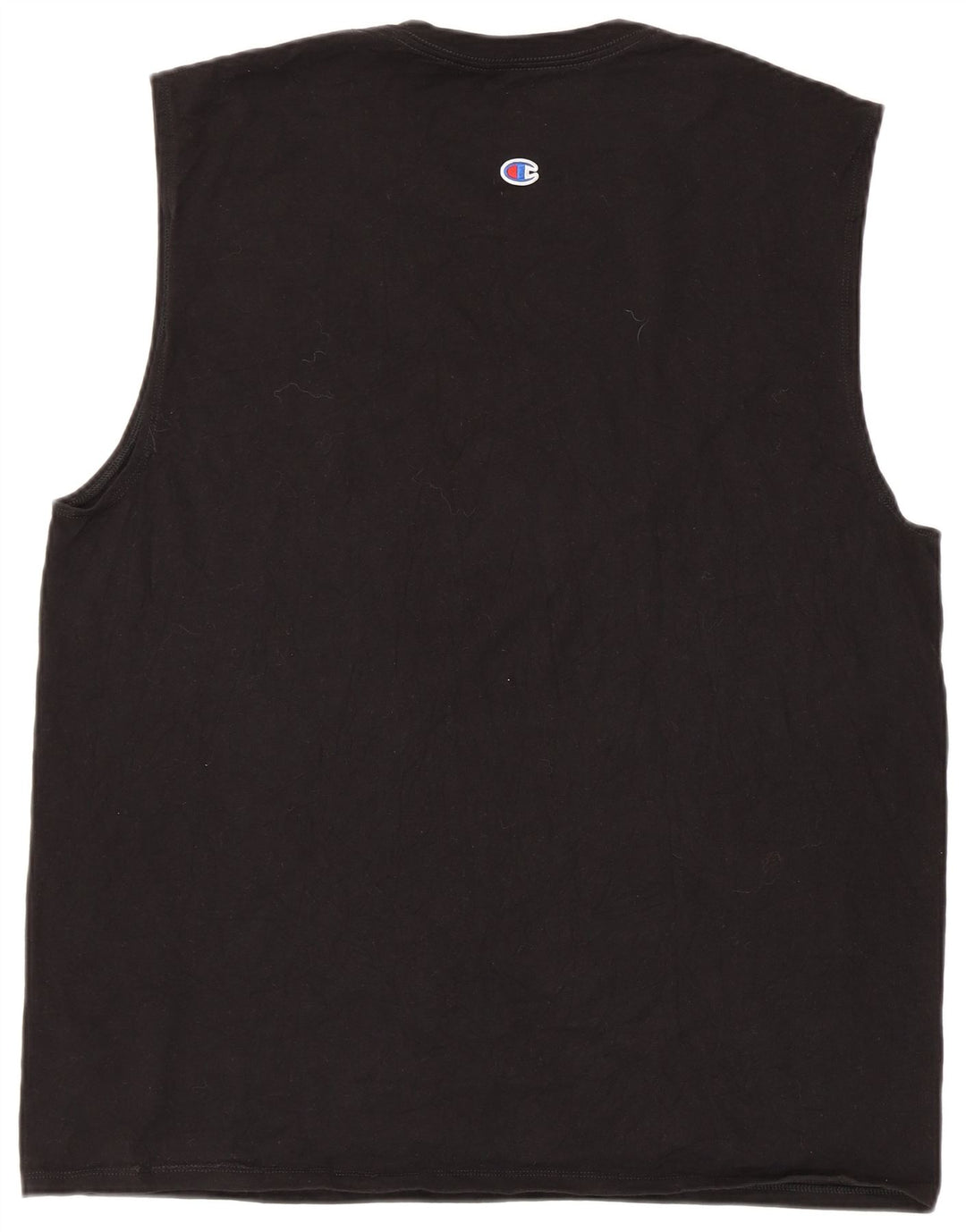 Champion Camiseta sin mangas gráfica para hombre XL Algodón negro