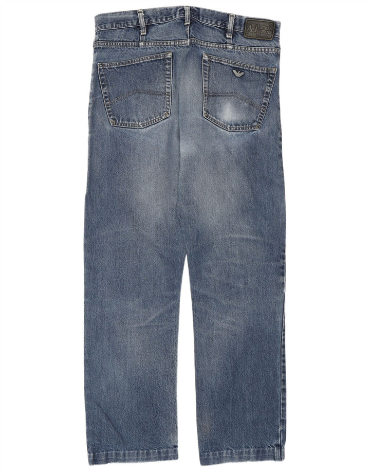 Vaqueros Armani Hombre Rectos W38 L31 Azul