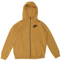 Nike - Sudadera con capucha y cremallera para hombre, algodón amarillo medio
