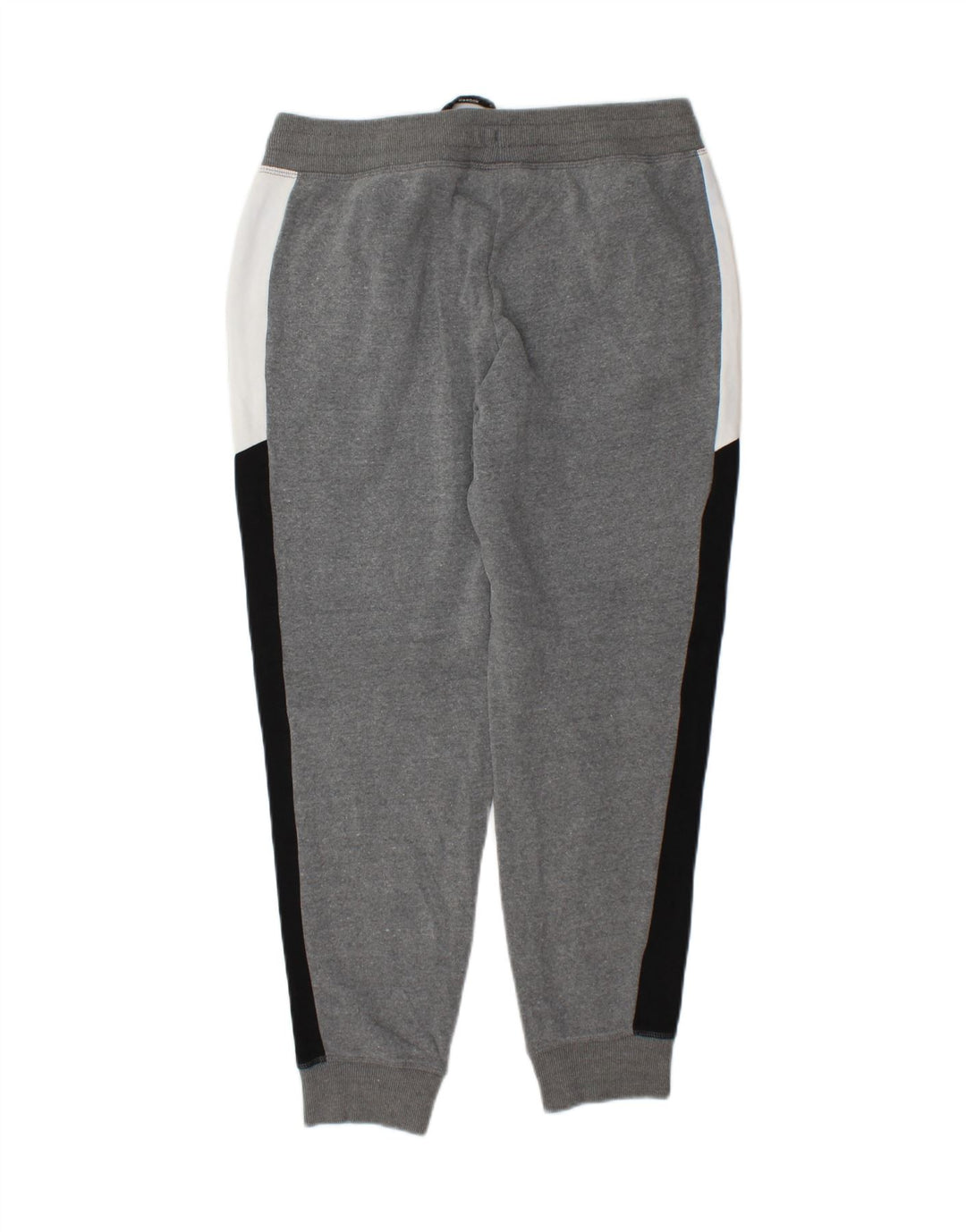 REEBOK Womens Tracksuit Trousers Joggers UK 14 Medium  Grey Colourblock Vintage Reebok and Second-Hand Reebok from Messina Hembry 