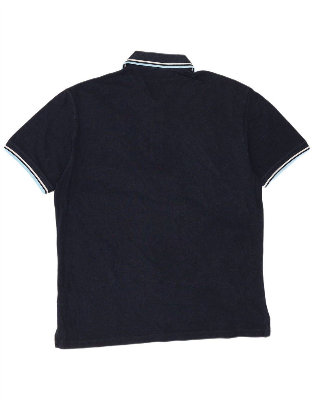FRED PERRY Polo para hombre de algodón azul marino medio