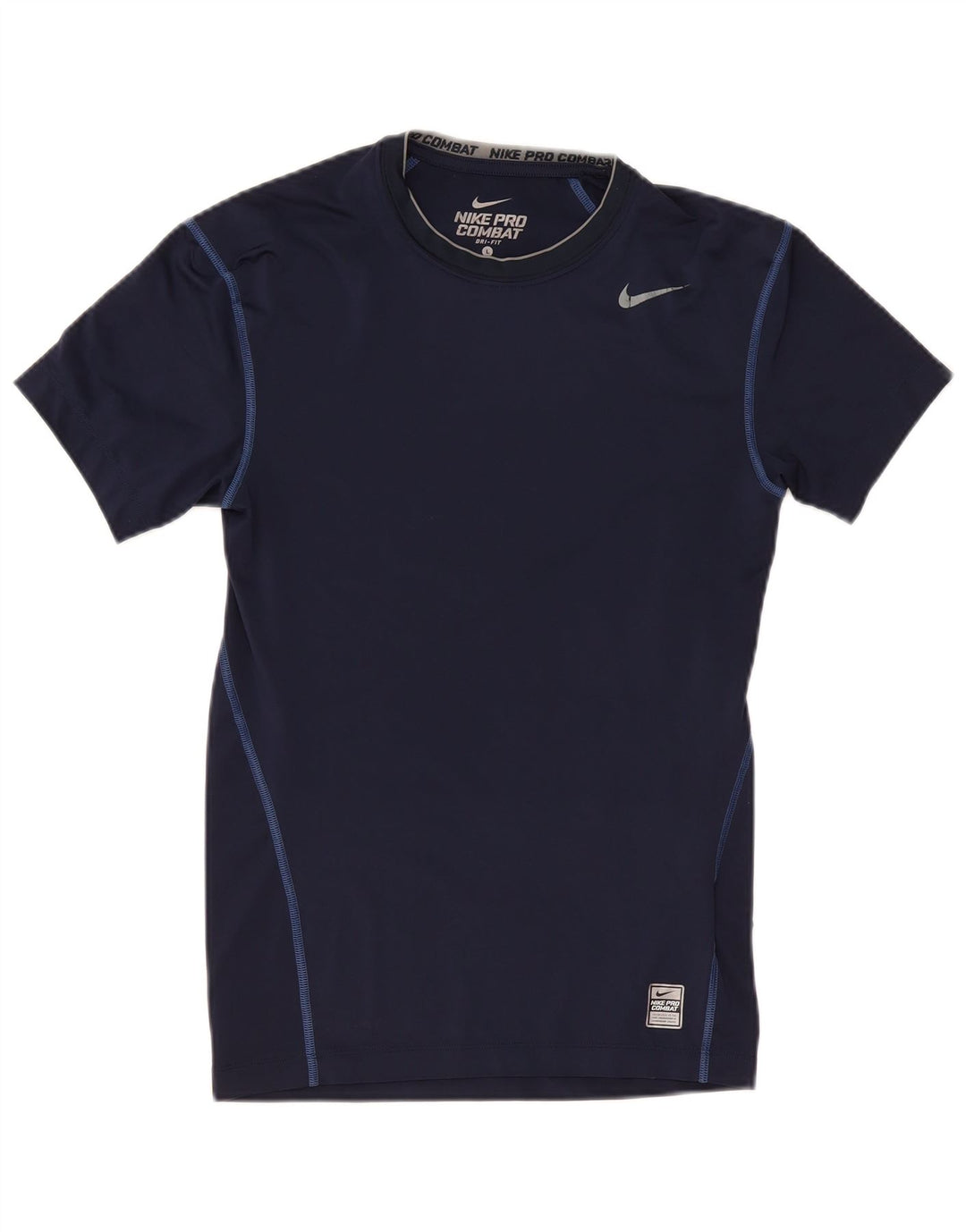 Camiseta Nike Pro Combat para hombre, talla grande, poliéster azul marino
