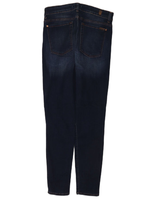 Vaqueros pitillo para mujer 7 For All Mankind W32 L28 Algodón azul marino