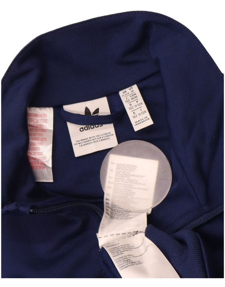 ADIDAS Chaqueta Chándal Niño 11-12 Años Azul Marino Poliéster