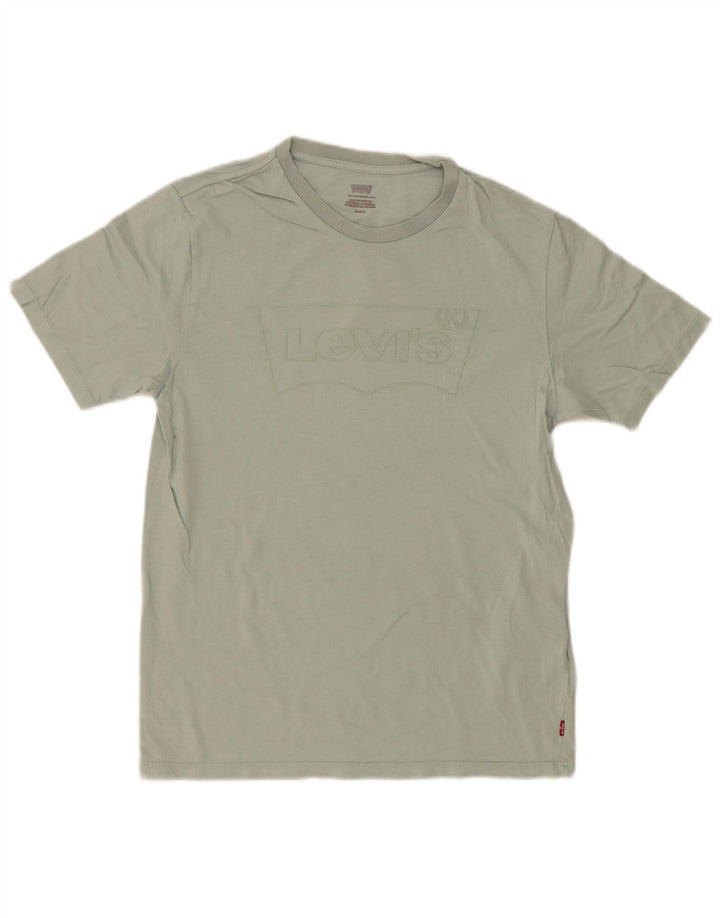 Levi's Camiseta gráfica para mujer Top UK 10 Small Khaki