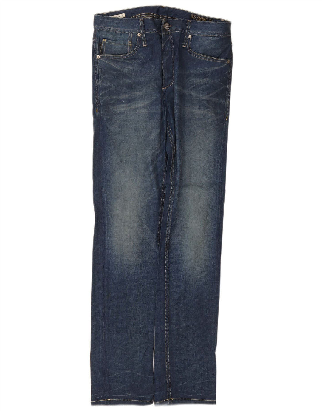 JACK & JONES Vaqueros ajustados para hombre W30 L32 Azul