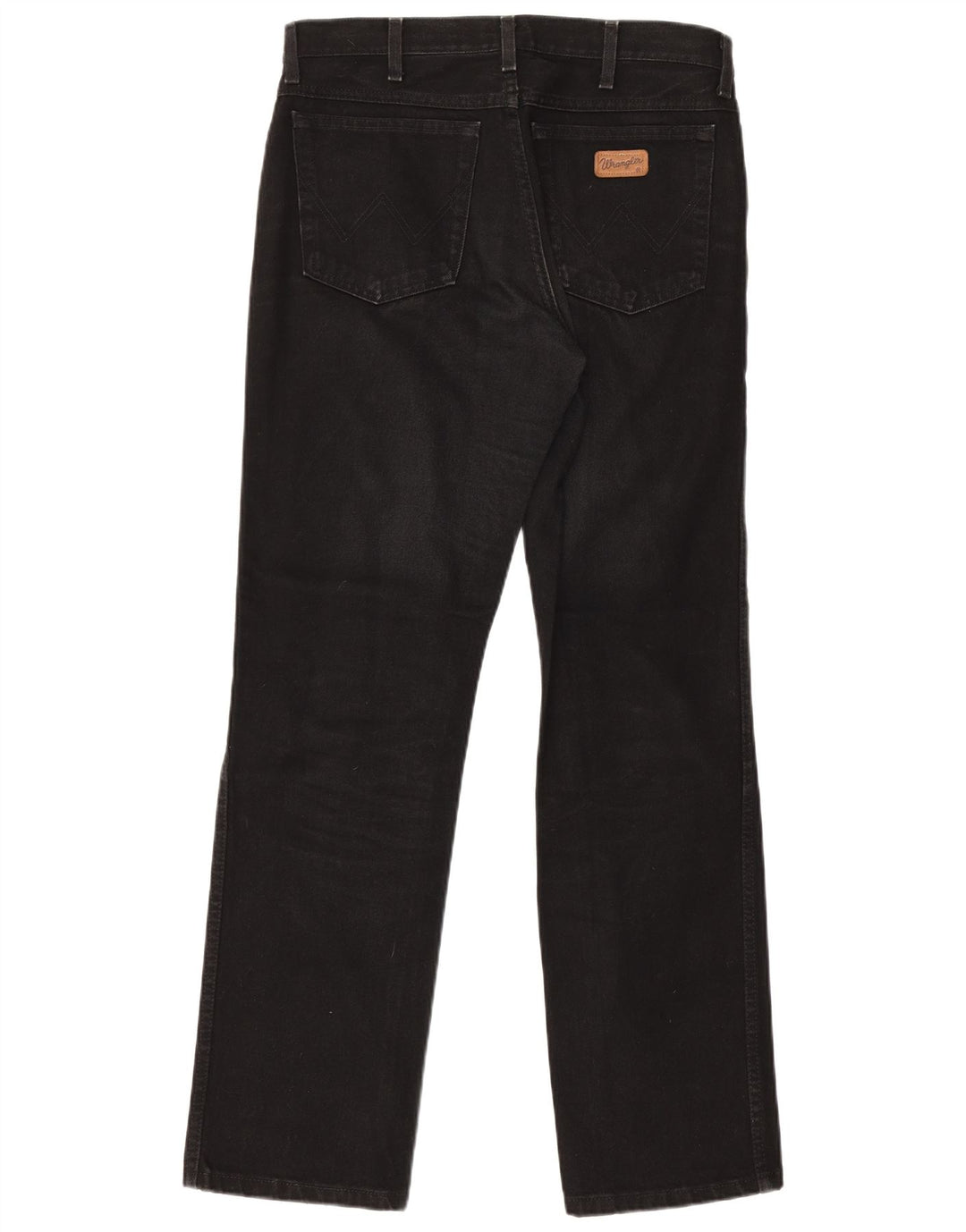 Wrangler Vaqueros Rectos Texas Mujer W33 L32 Algodón Negro