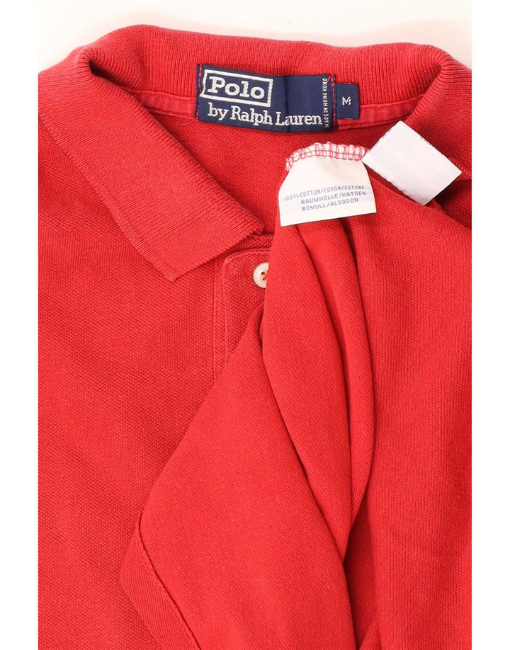 Camisa Polo Ralph Lauren Hombre Algodón Rojo Mediano