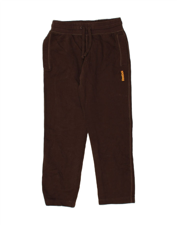 REEBOK Mens Tracksuit Trousers Small Brown Cotton Vintage Reebok and Second-Hand Reebok from Messina Hembry 