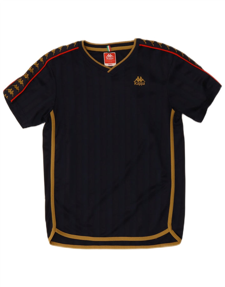 Kappa Camiseta gráfica para hombre Top Small Azul marino Poliéster