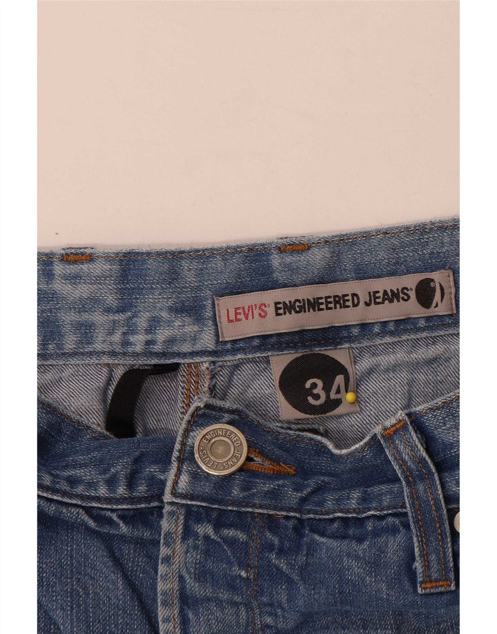 Levi's Pantalones cortos de mezclilla para hombre W34 Algodón azul grande