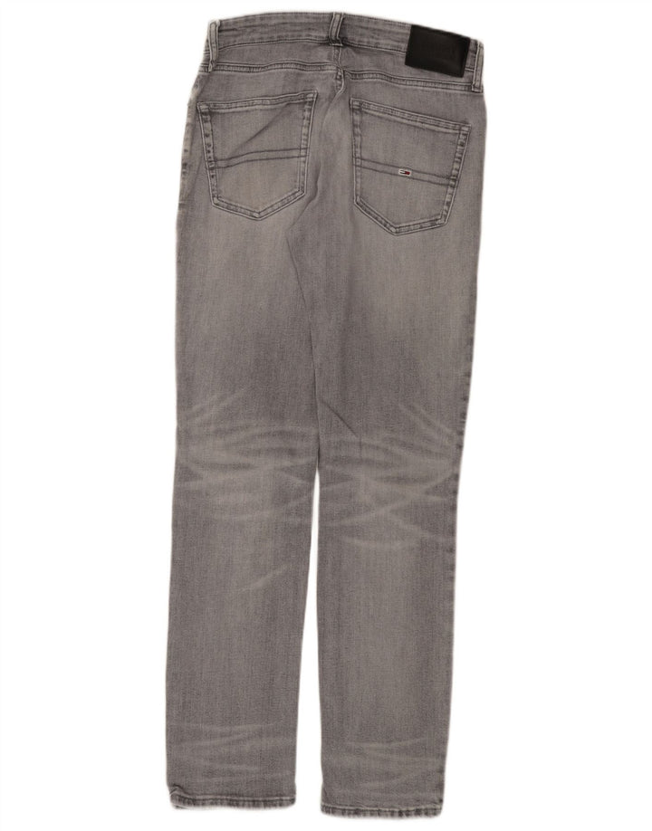 TOMMY HILFIGER Vaqueros Scanton Slim para hombre W30 L32 Algodón gris