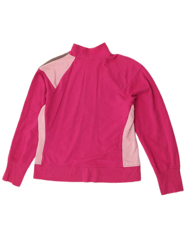 Fila Chaqueta de chándal para mujer, talla 40, talla grande, algodón color rosa