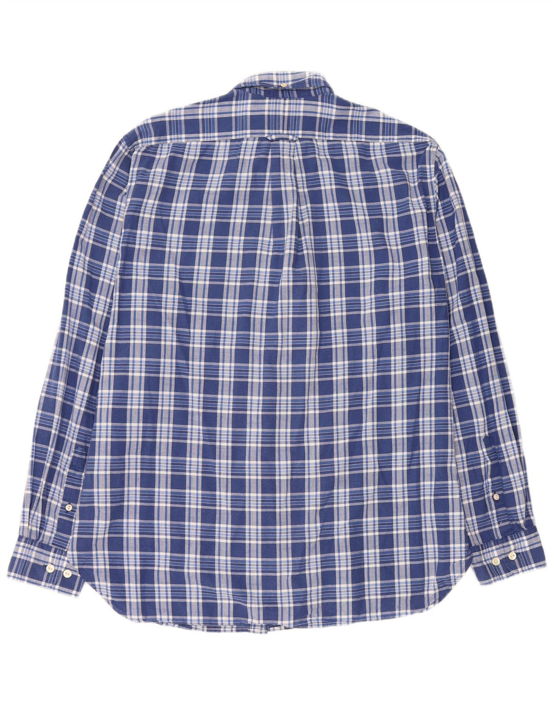 GANT Camisa Regular Fit De Algodón A Cuadros Azul Medio Hombre